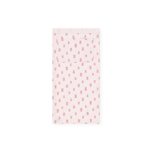 Set s&aacute;banas minicuna de beb&eacute; HFluffy rosa