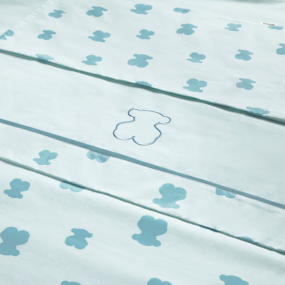 Jogo de len&ccedil;&oacute;is para ber&ccedil;o de beb&eacute; HFluffy bruma