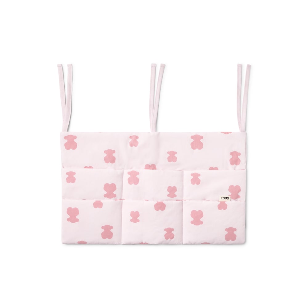 Organizador para ber&ccedil;o HFluffy rosa