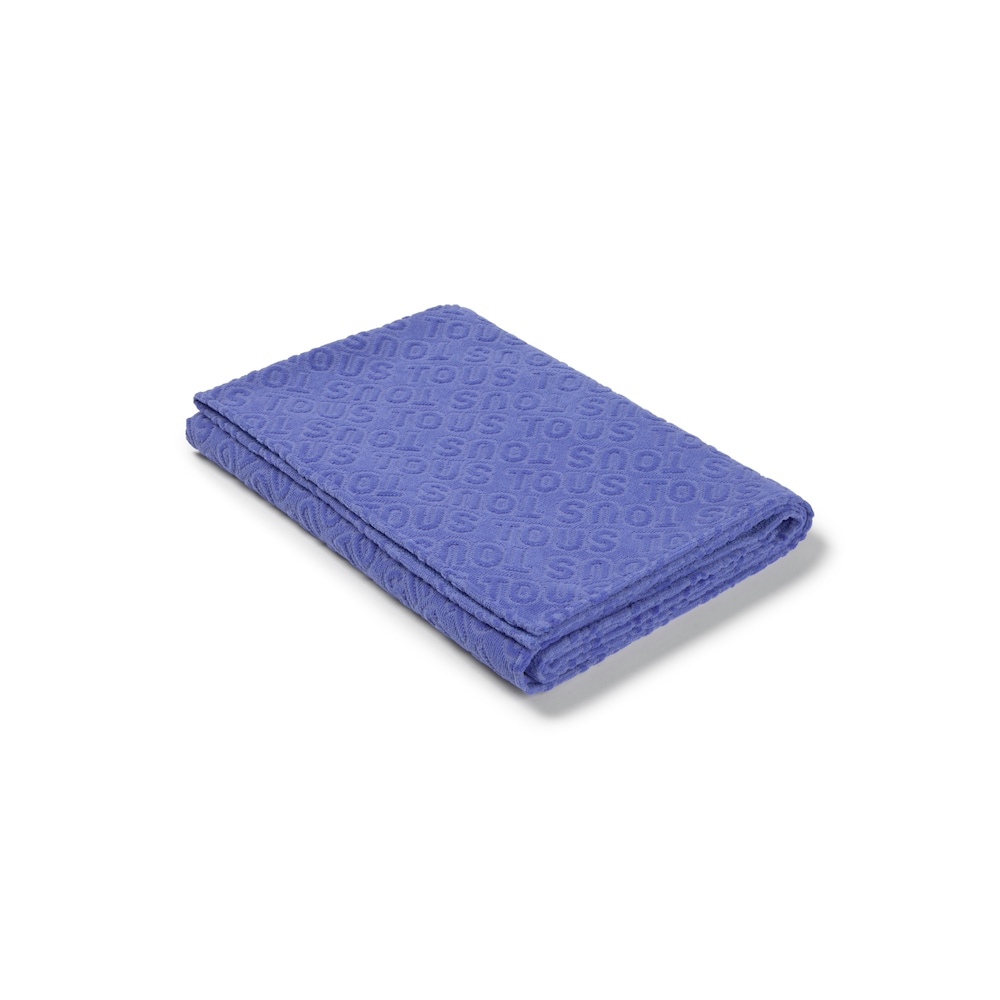 Blue Logo baby beach towel