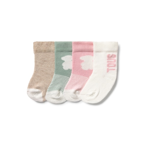 Pink SSocks pack of 4 baby socks