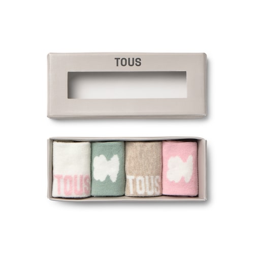 Pink SSocks pack of 4 baby socks