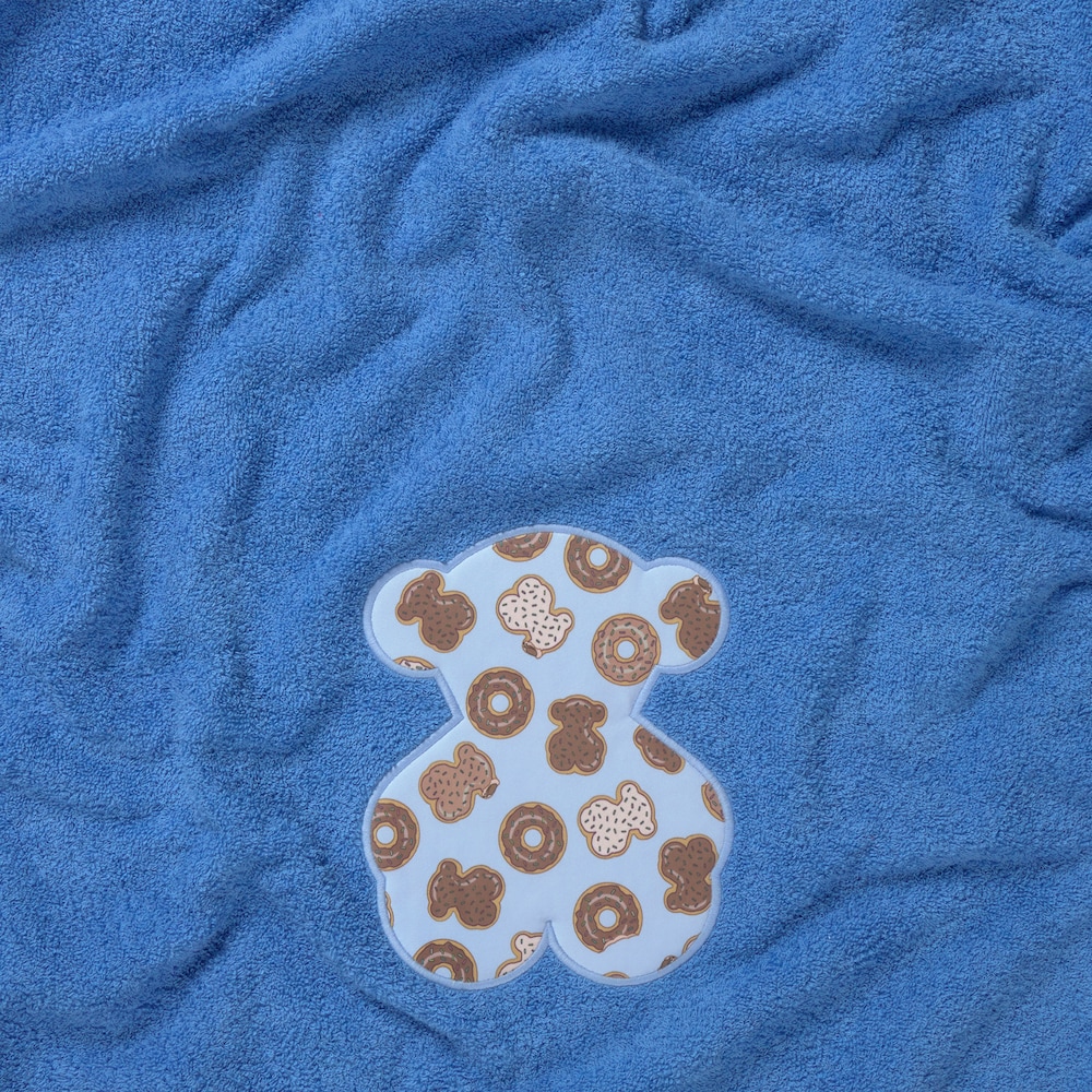Light blue Donut baby beach towel