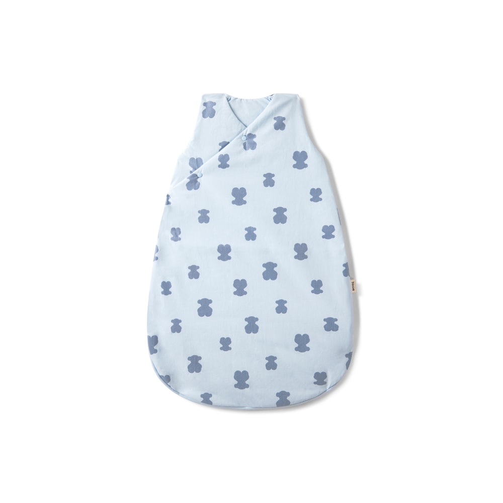 Light blue HFluffy baby sleeping bag