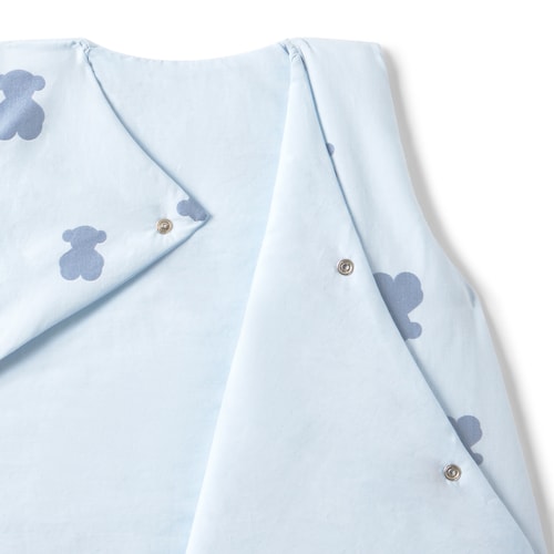 Light blue HFluffy baby sleeping bag