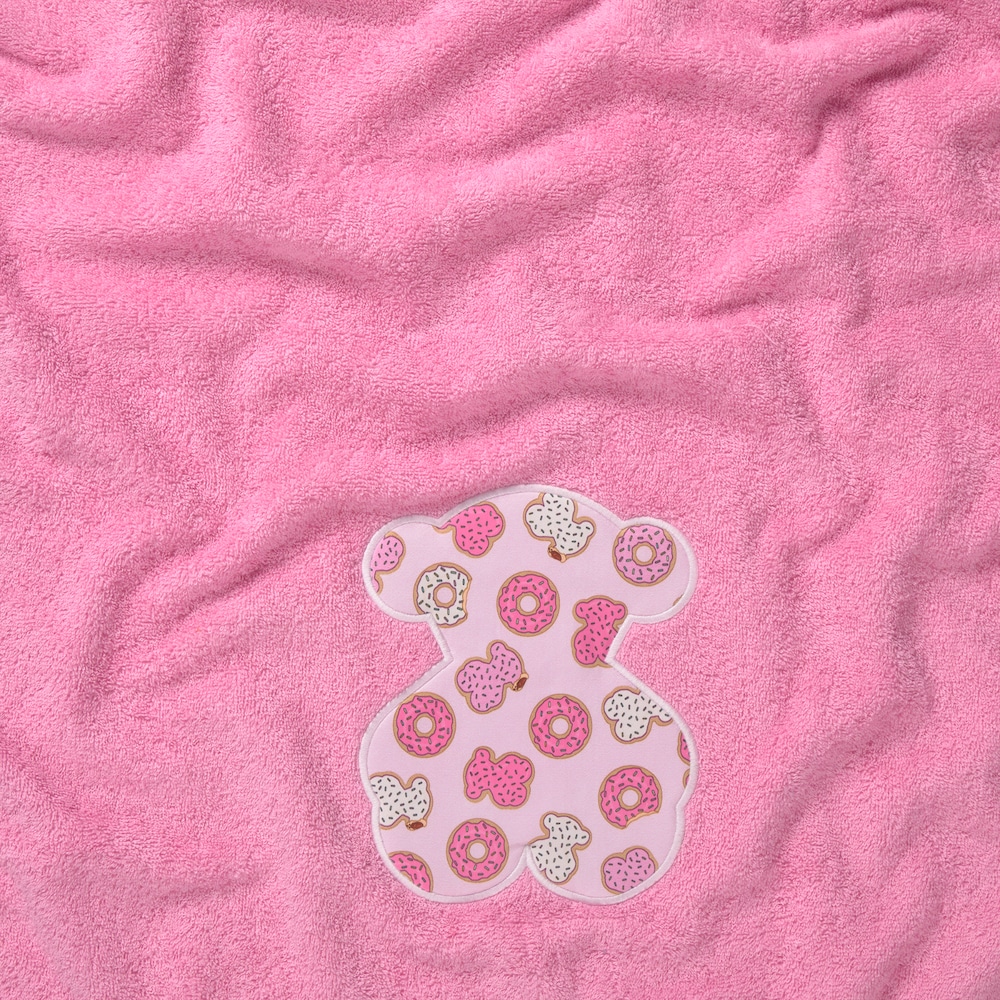 Toalha de praia Donut rosa