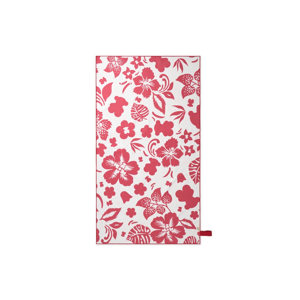 Pink Flower baby microfibre beach towel