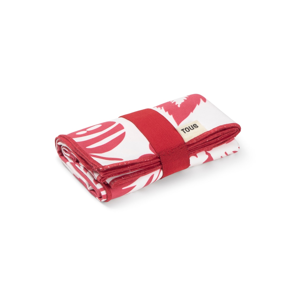 Pink Flower baby microfibre beach towel