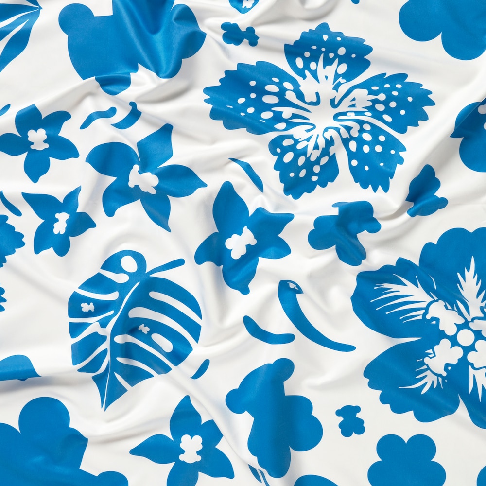 Toalla de playa de microf&iacute;bra Flower rosa