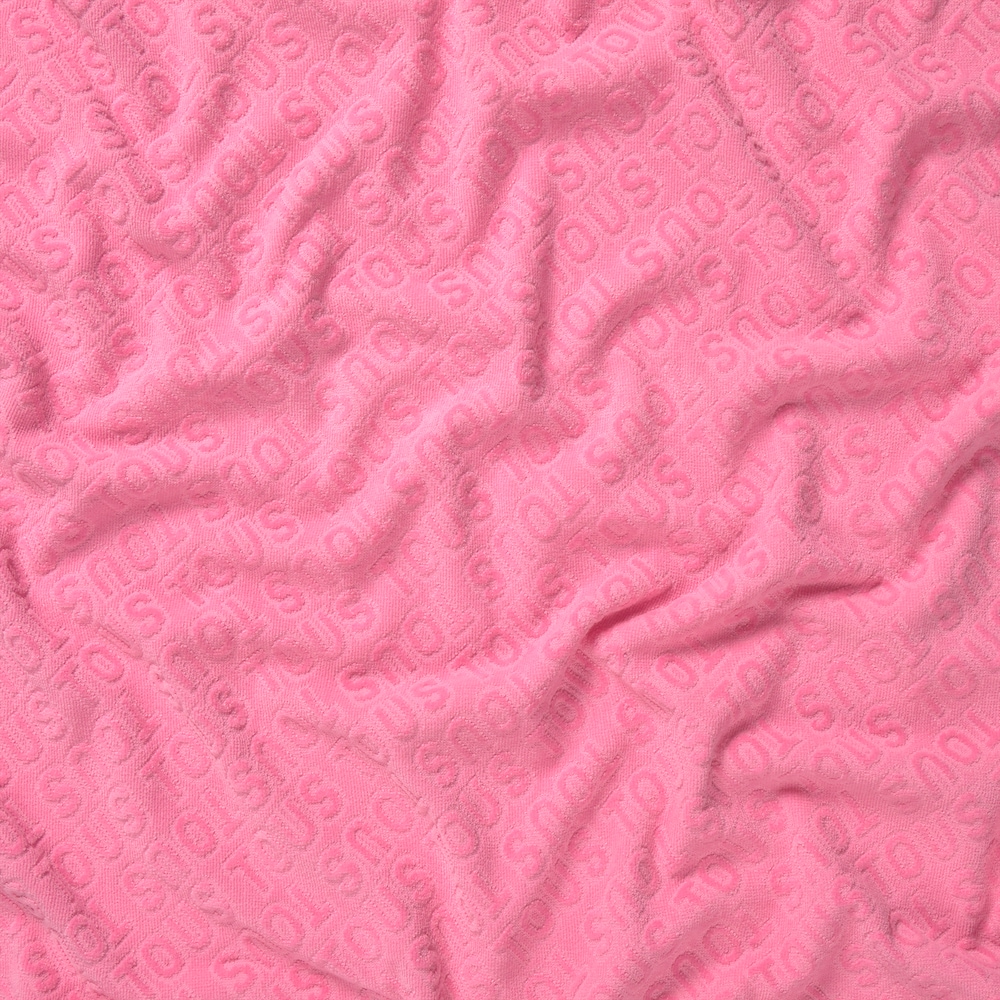 Toalla de playa Logo rosa