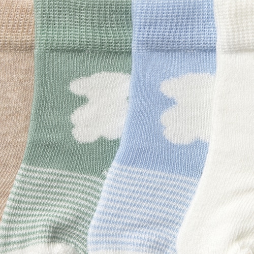 Light blue SSocks pack of 4 baby socks