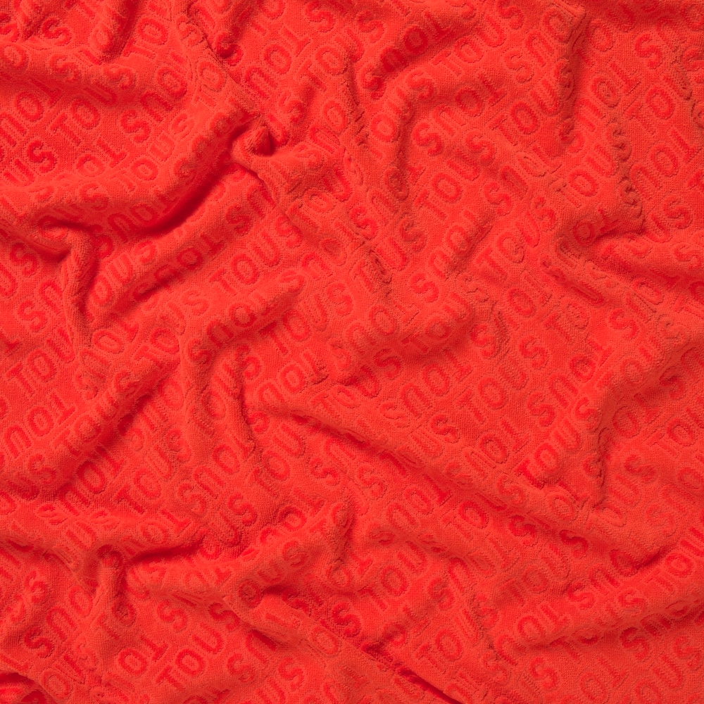 Toalha de praia Logo vermelha