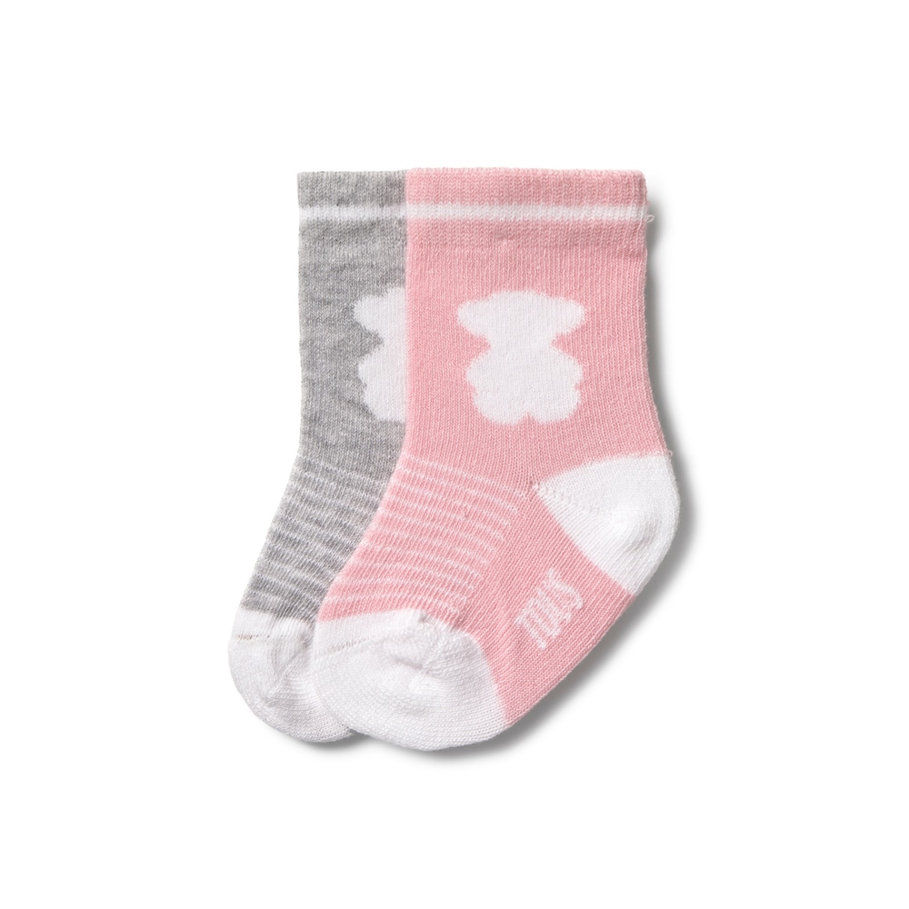 Pink SSocks pack of 2 baby socks