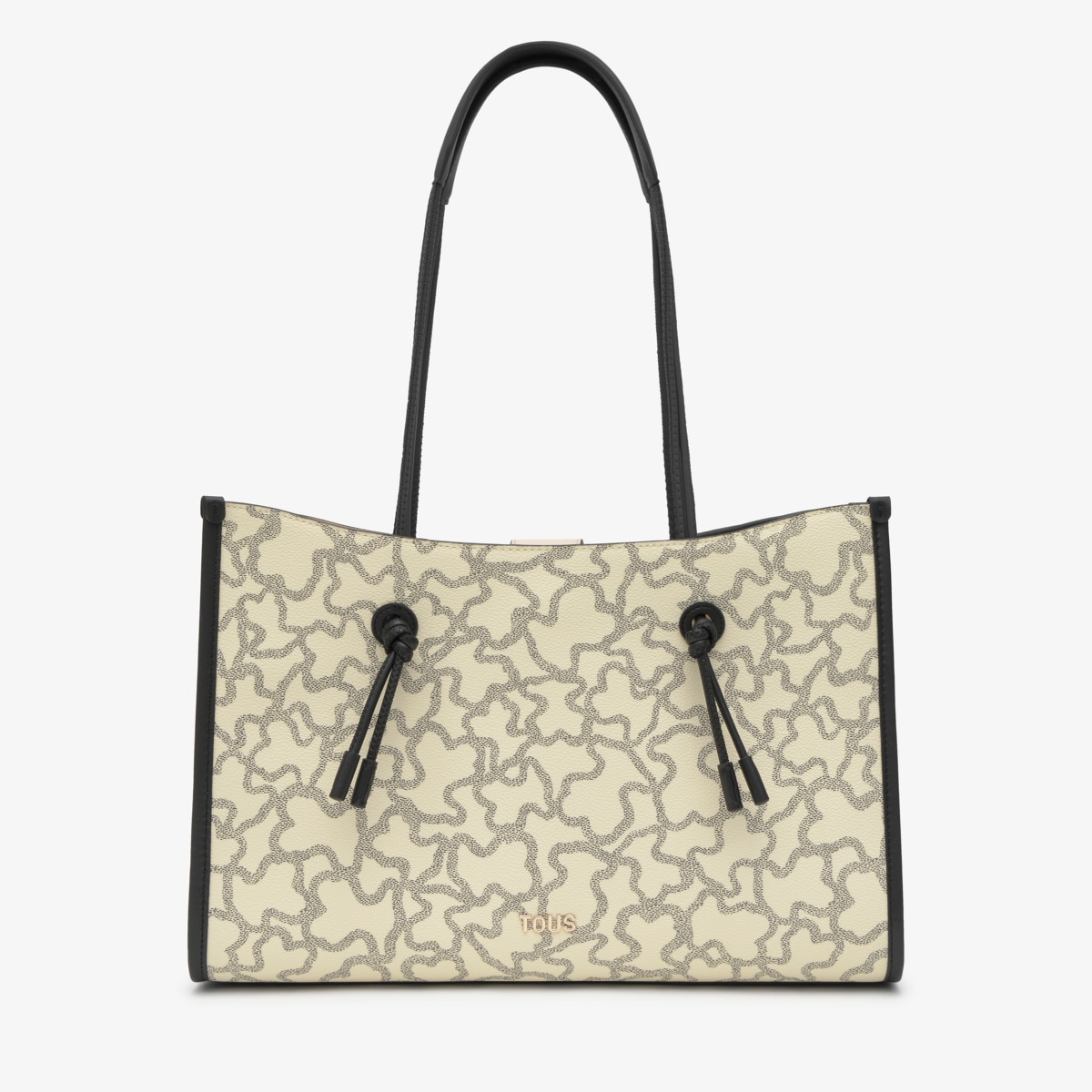 Große Beigefarbene Shoppingtasche Kaos Icon