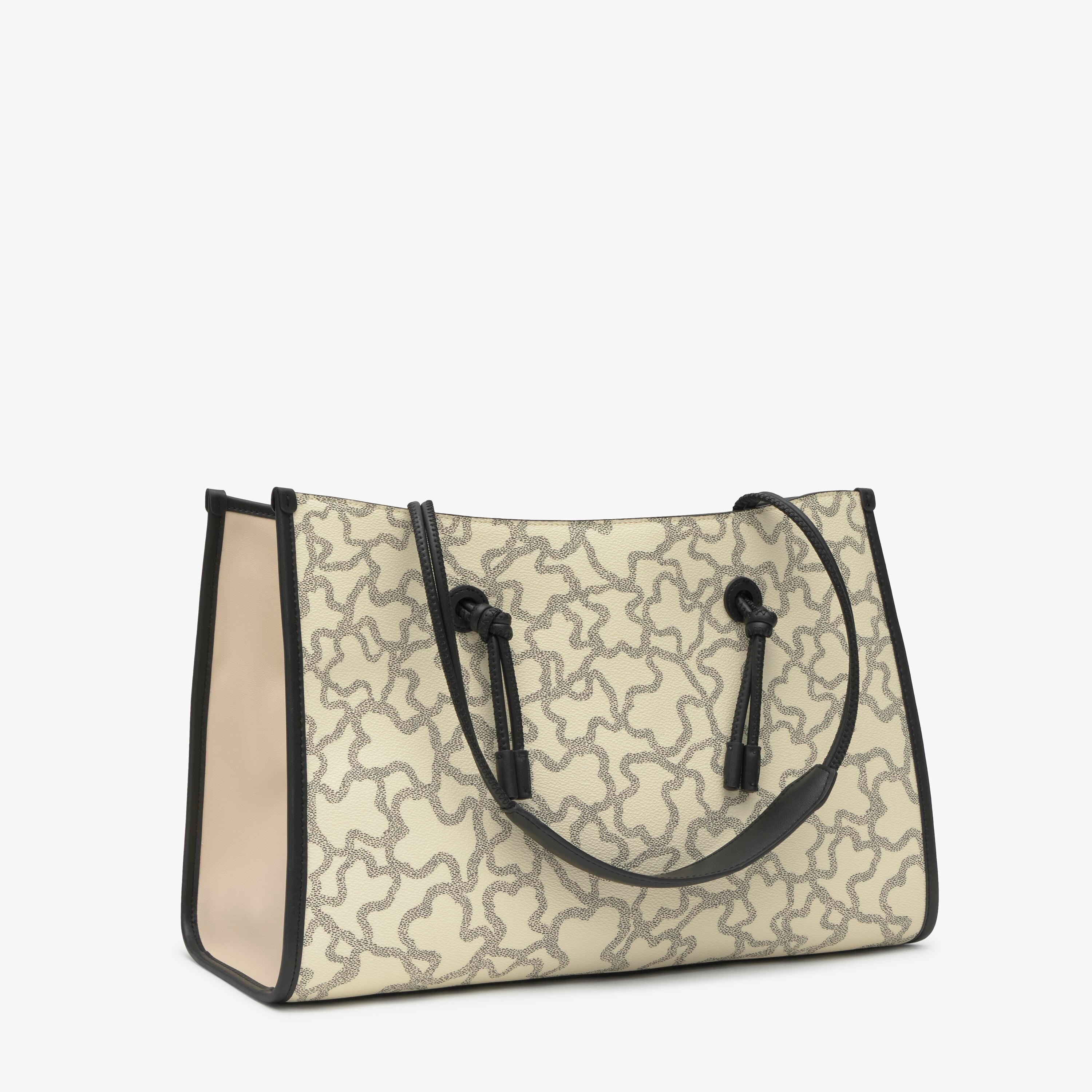 Large beige Shopping bag TOUS Kaos Icon