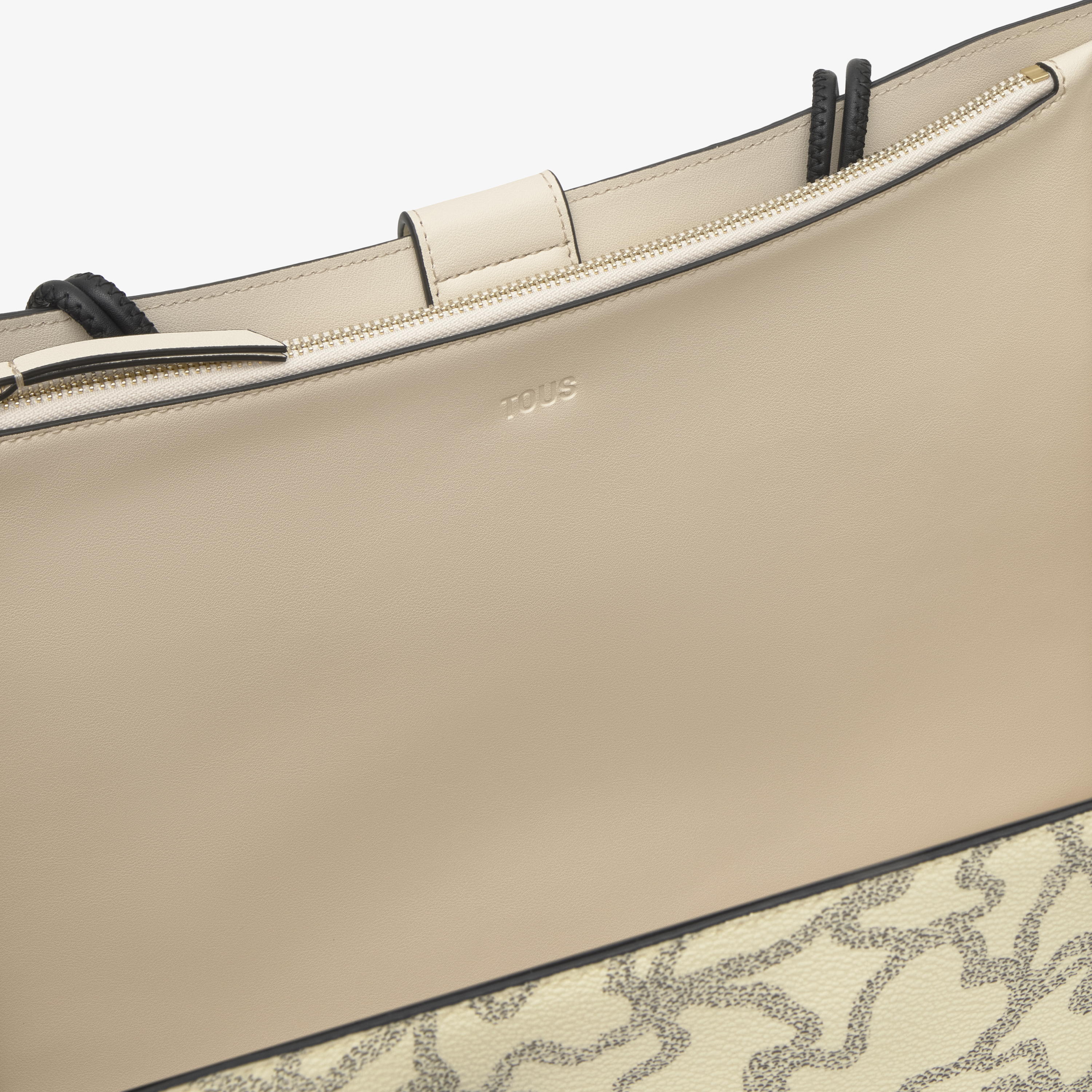 Large beige Shopping bag TOUS Kaos Icon