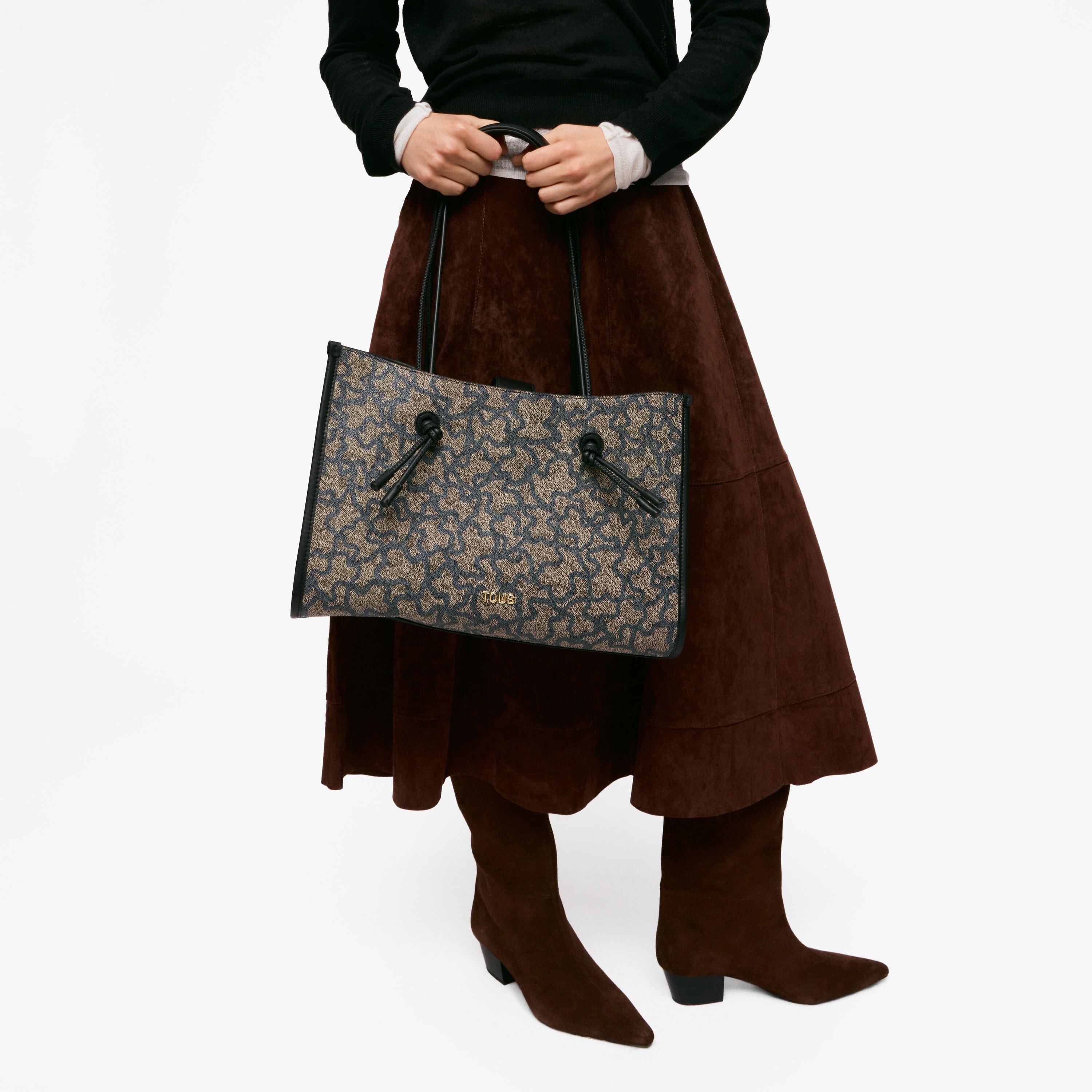 Large brown Shopping bag TOUS Kaos Icon