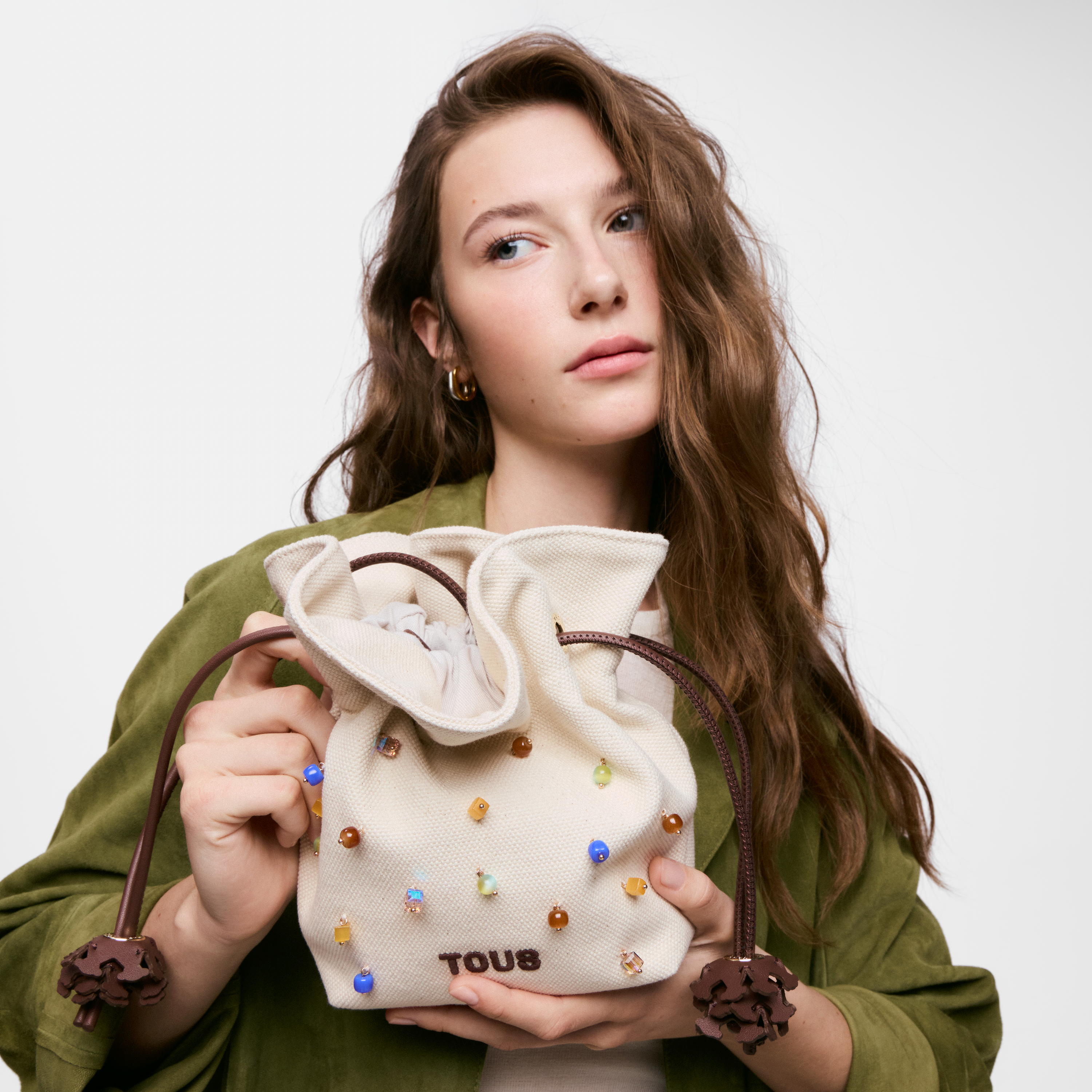 Small beige Bucket bag TOUS Heritage