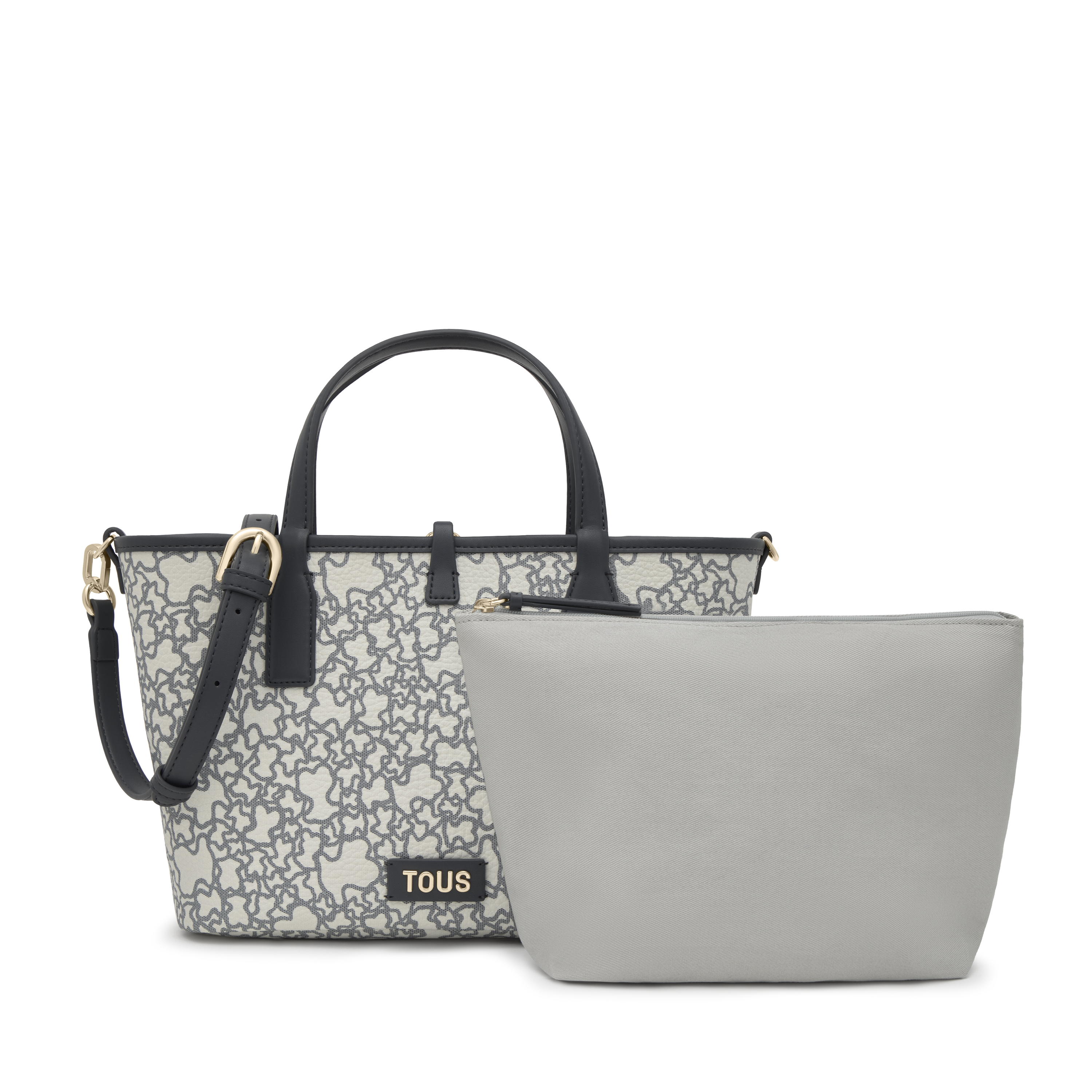 Medium gray Tote bag TOUS Kaos Mini New
