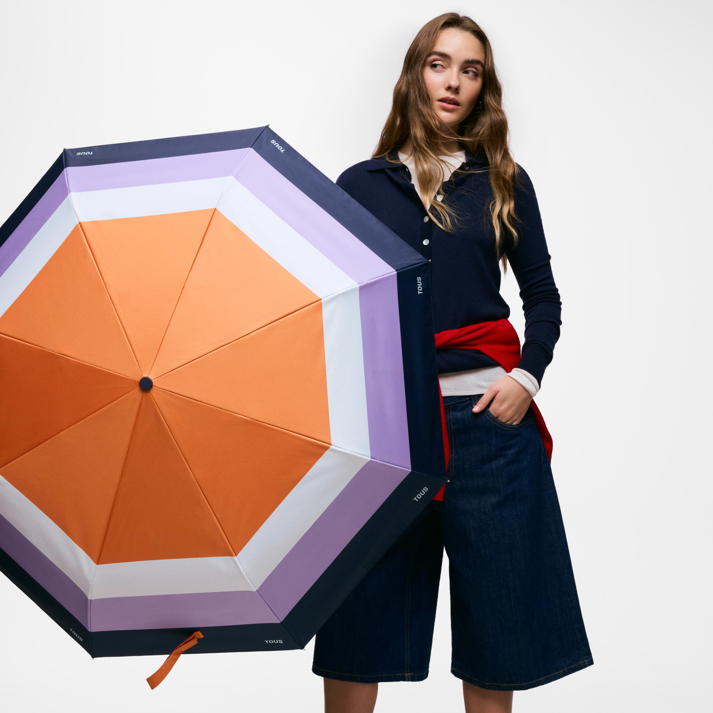 Orange Parasol umbrella TOUS Summer Holidays 