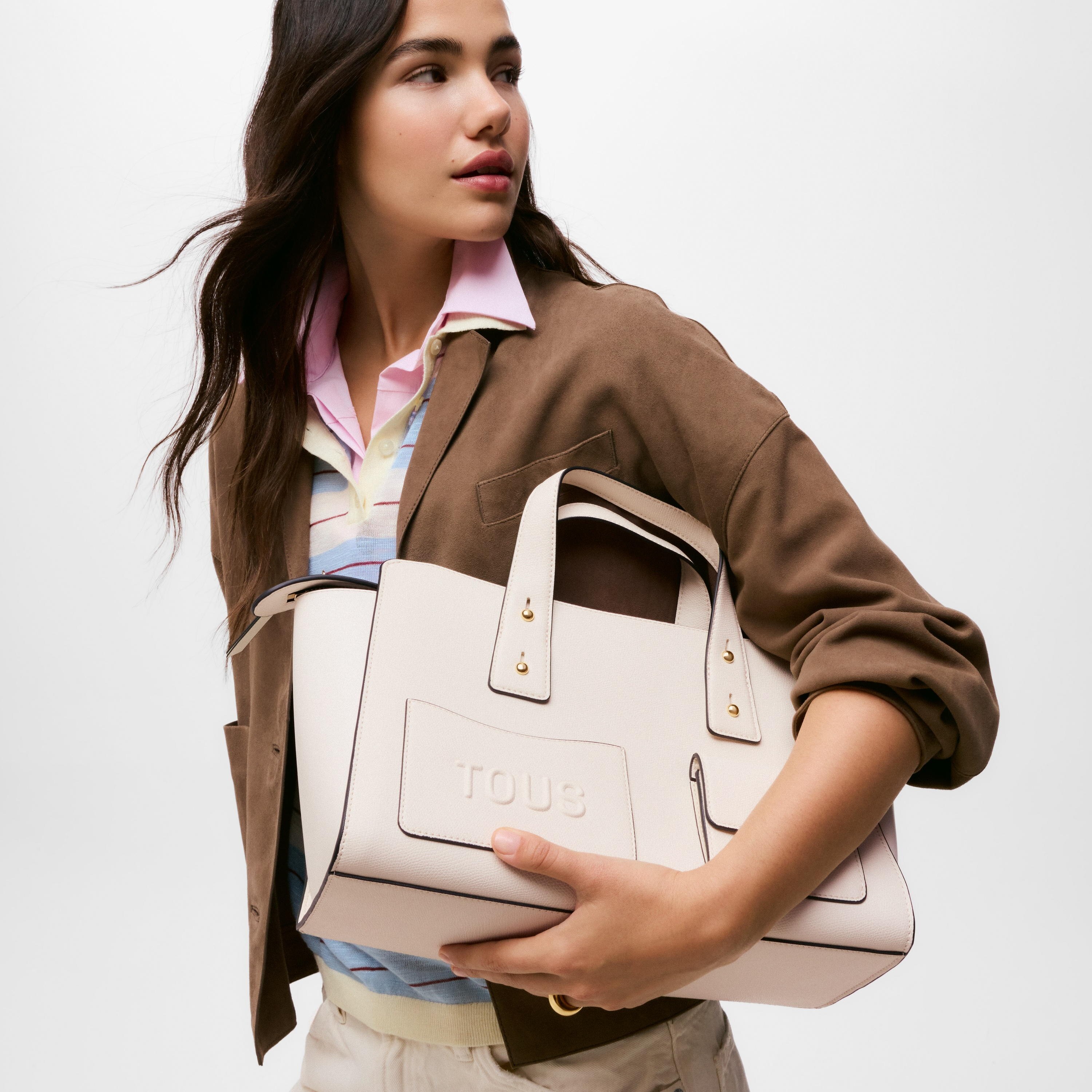 Medium beige Bowling bag TOUS Back to Basics
