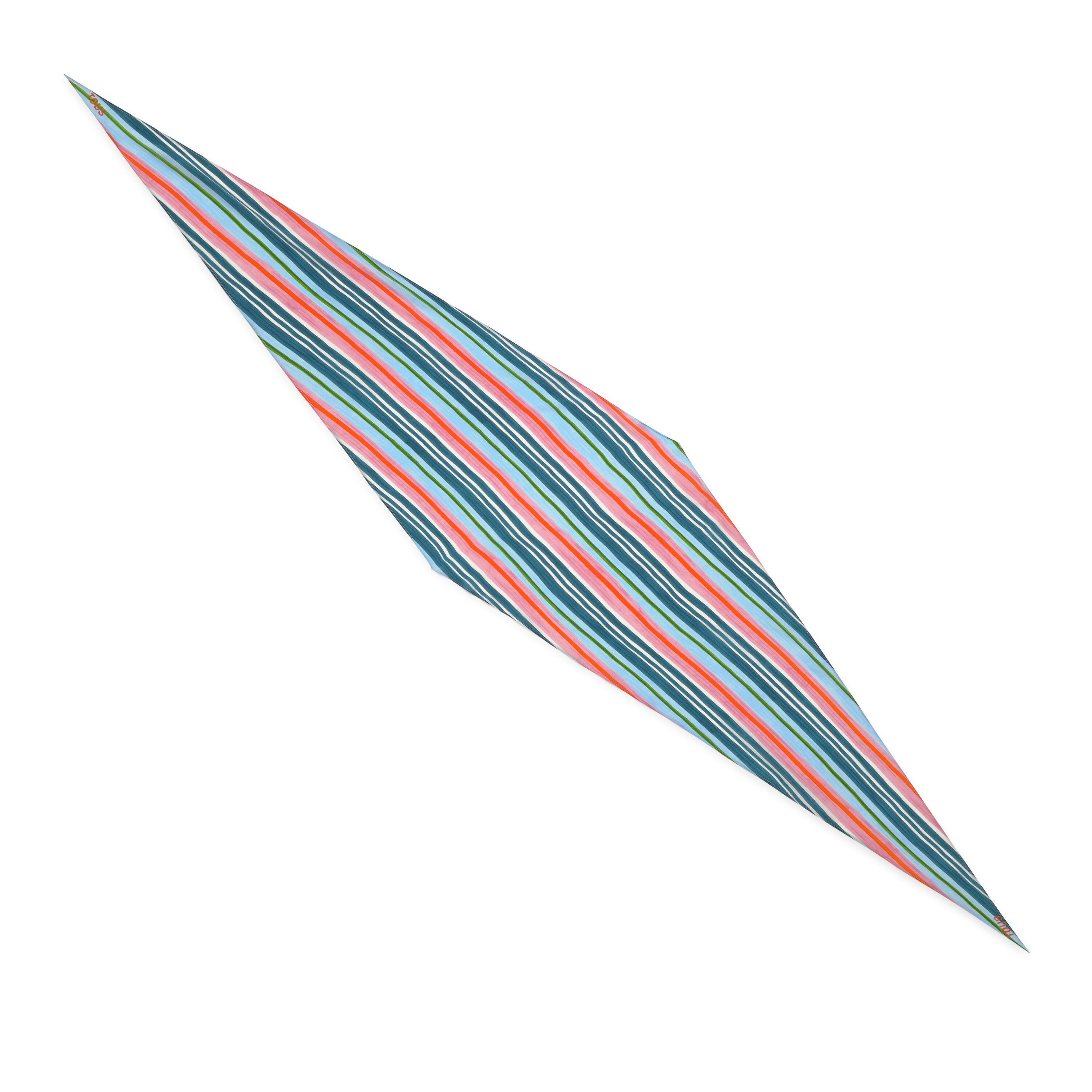 Turquoise silk Scarf TOUS Summer Holidays 