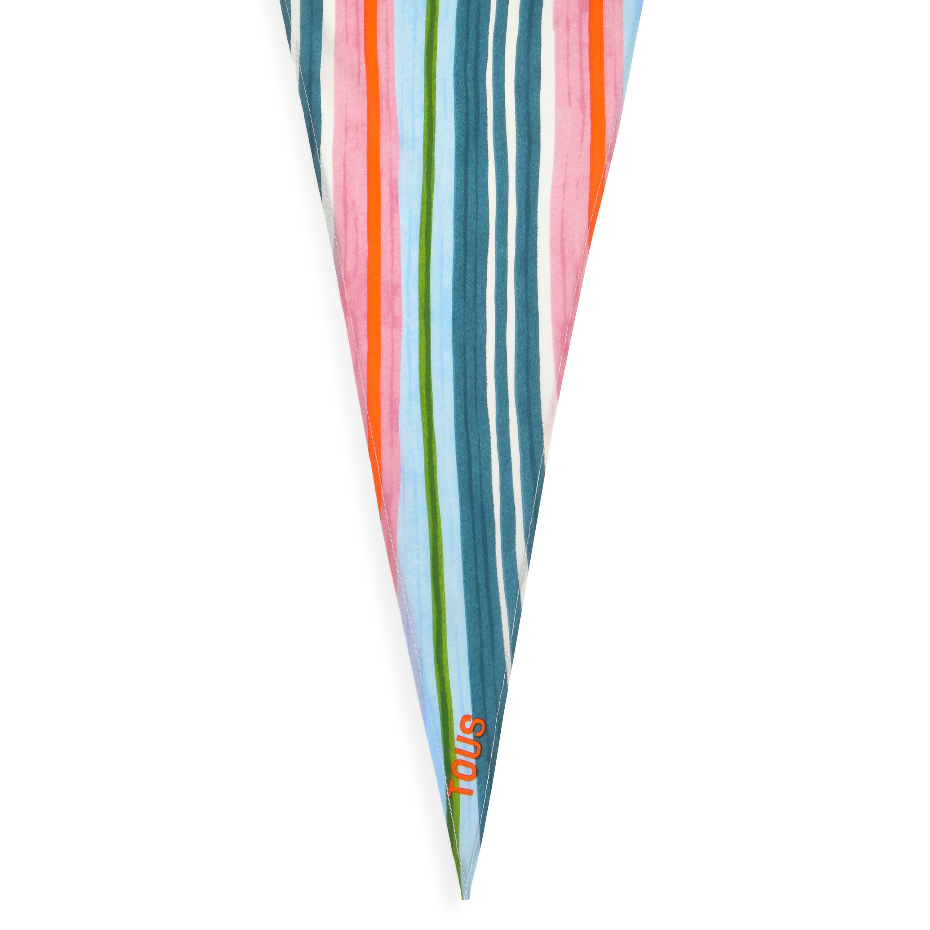 Turquoise silk Scarf TOUS Summer Holidays 