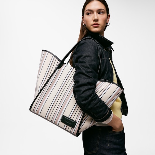 Duża szarobrązowo-wielokolorowa Torba z rączkami TOUS Tulip