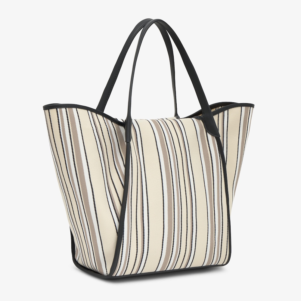 Duża szarobrązowo-wielokolorowa Torba z rączkami TOUS Tulip