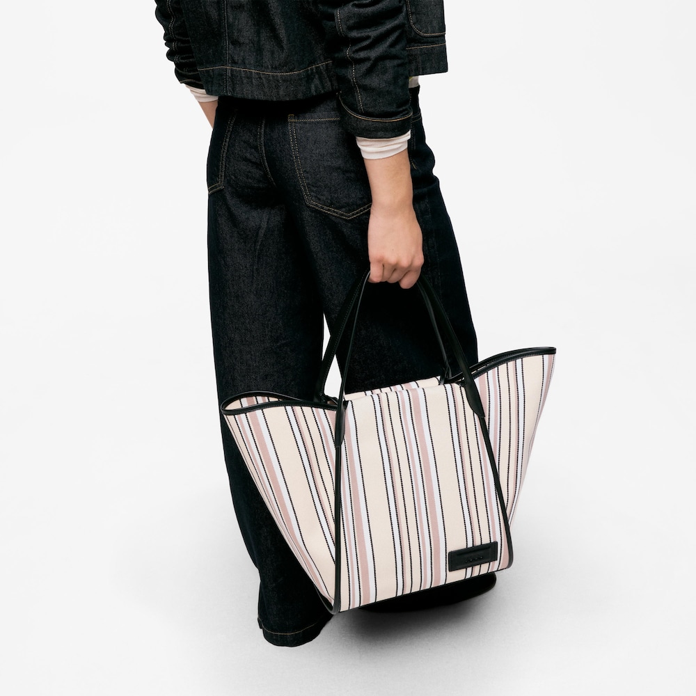 Duża szarobrązowo-wielokolorowa Torba z rączkami TOUS Tulip