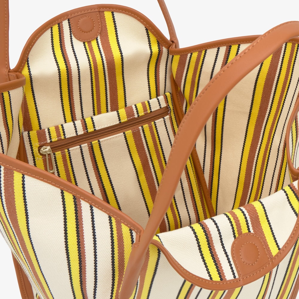 Duża ż&oacute;łto-wielokolorowa Torba z rączkami TOUS Tulip