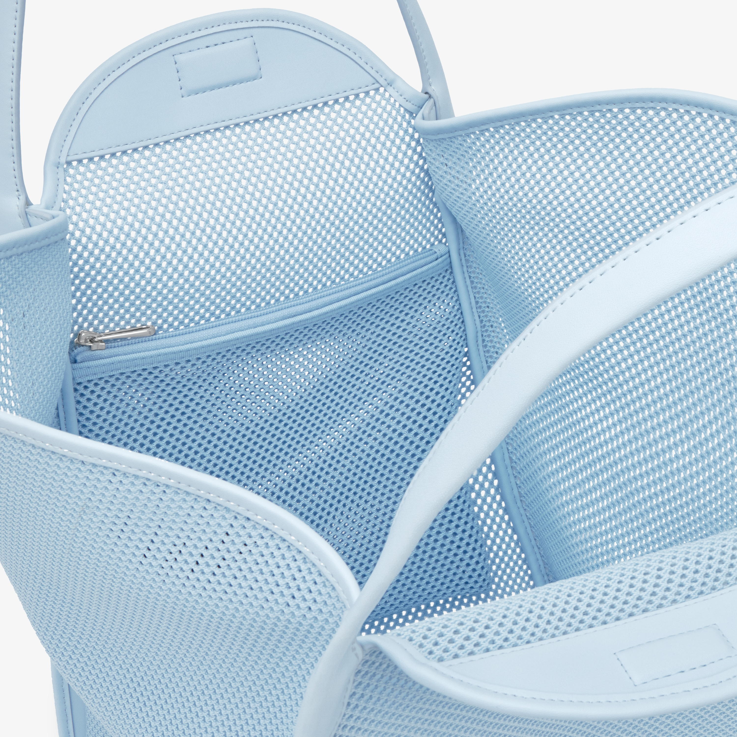 Large sky blue Tote bag TOUS Tulip Mesh