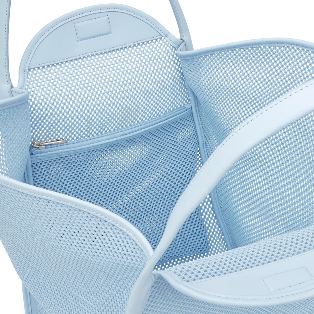 Veľk&aacute; nebesky modr&aacute; nosič TOUS Tulip&aacute;nov&aacute; sieťka