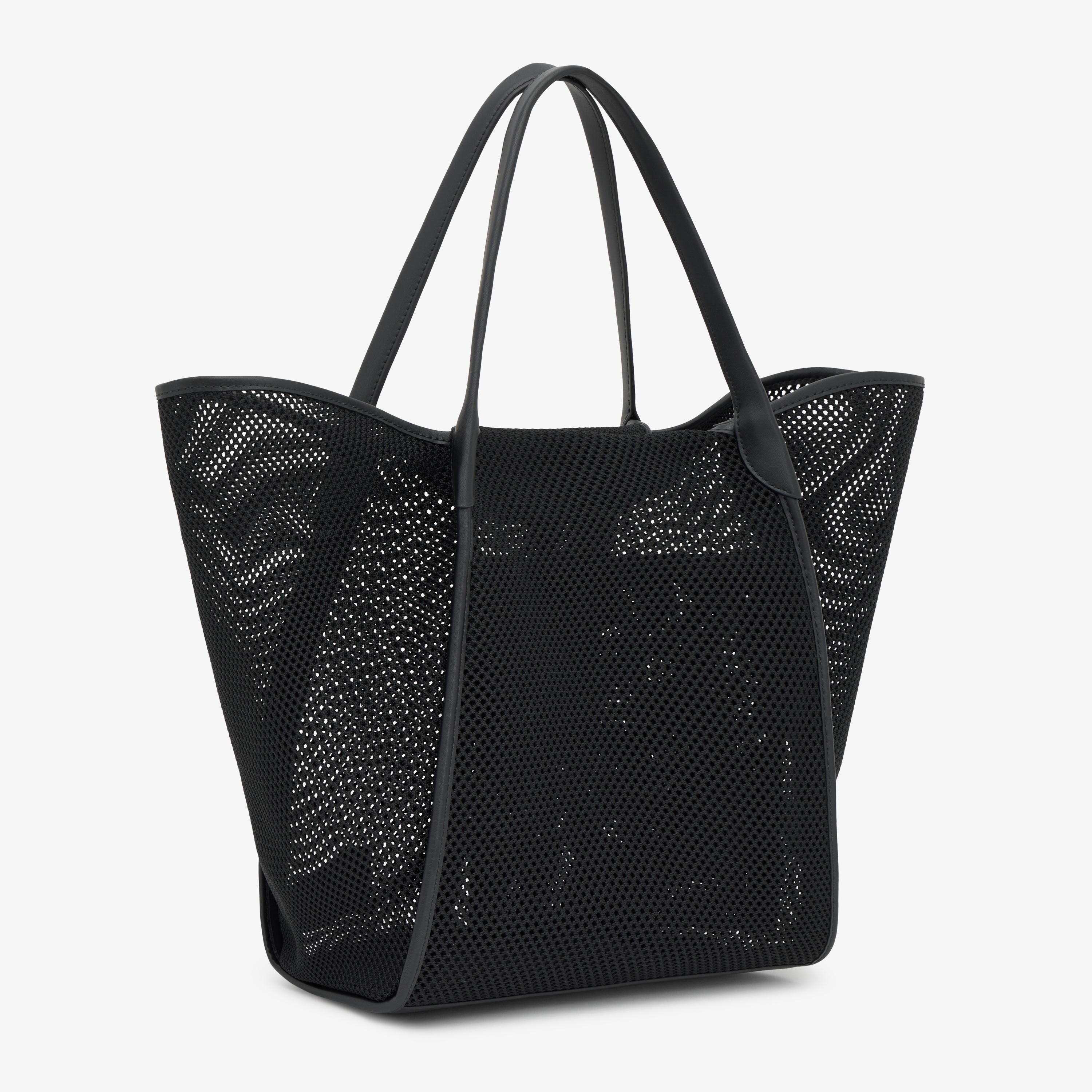 Large black Tote bag TOUS Tulip Mesh