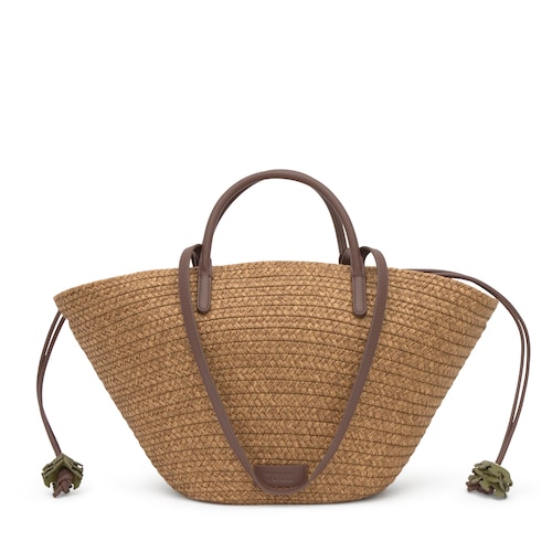 Capazo grande marr&oacute;n TOUS Summer Holidays