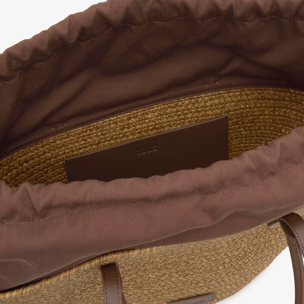 Capazo grande marr&oacute;n TOUS Summer Holidays