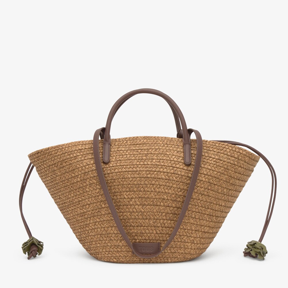 Capazo grande marr&oacute;n TOUS Summer Holidays