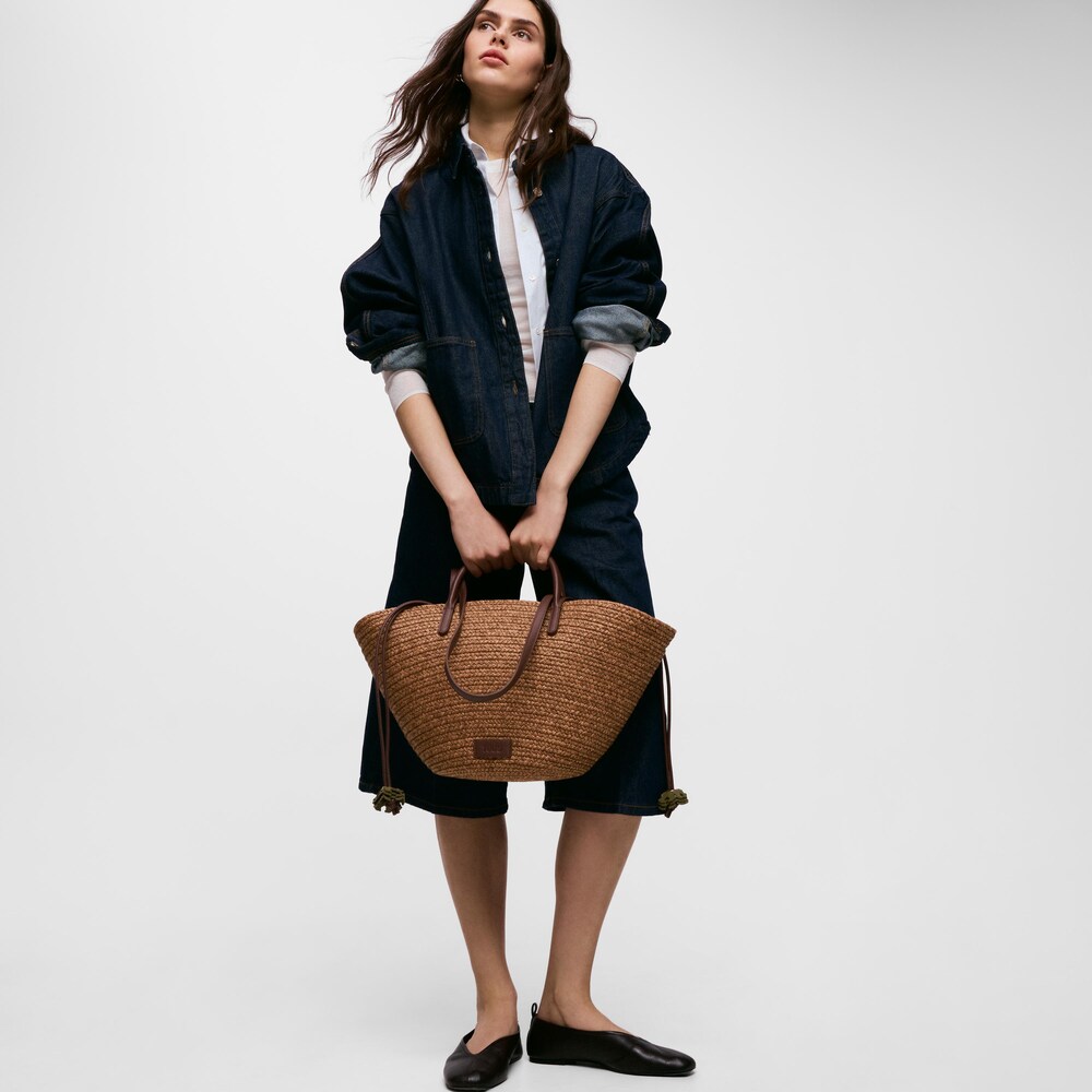 Capazo grande marr&oacute;n TOUS Summer Holidays