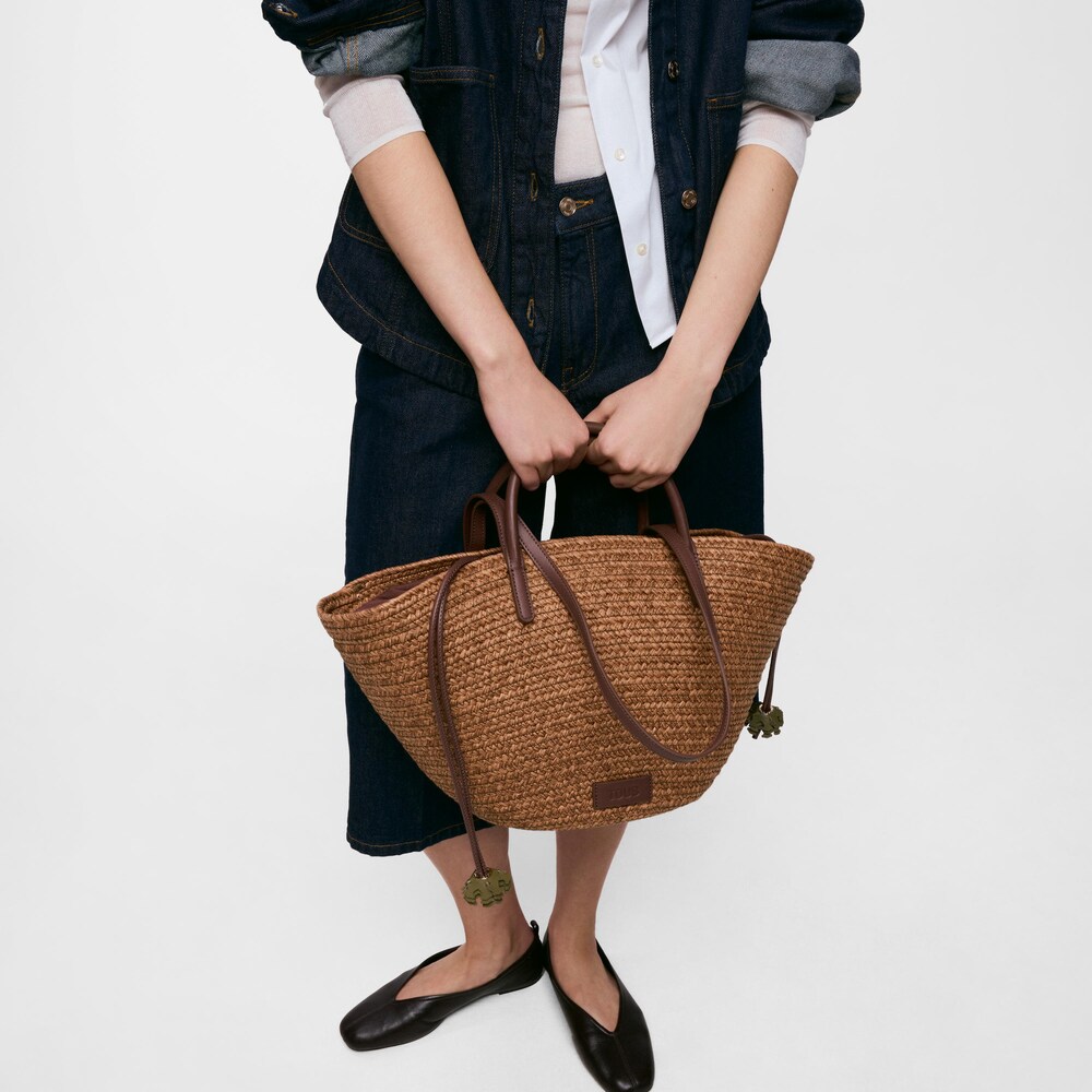 Capazo grande marr&oacute;n TOUS Summer Holidays