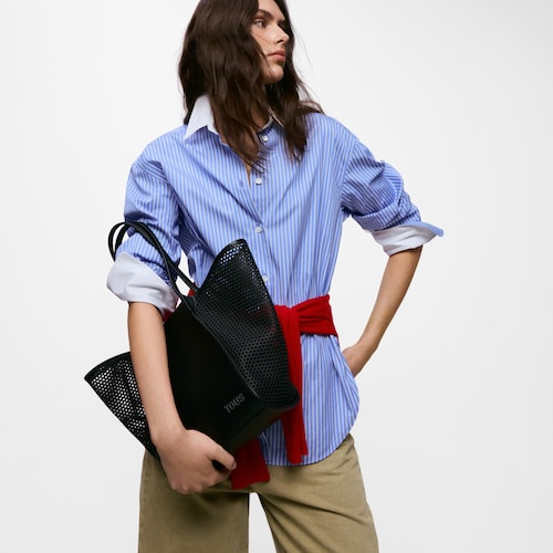 TOUS Tulip&aacute;nov&yacute; v&yacute;rez, stredne čierny nosič