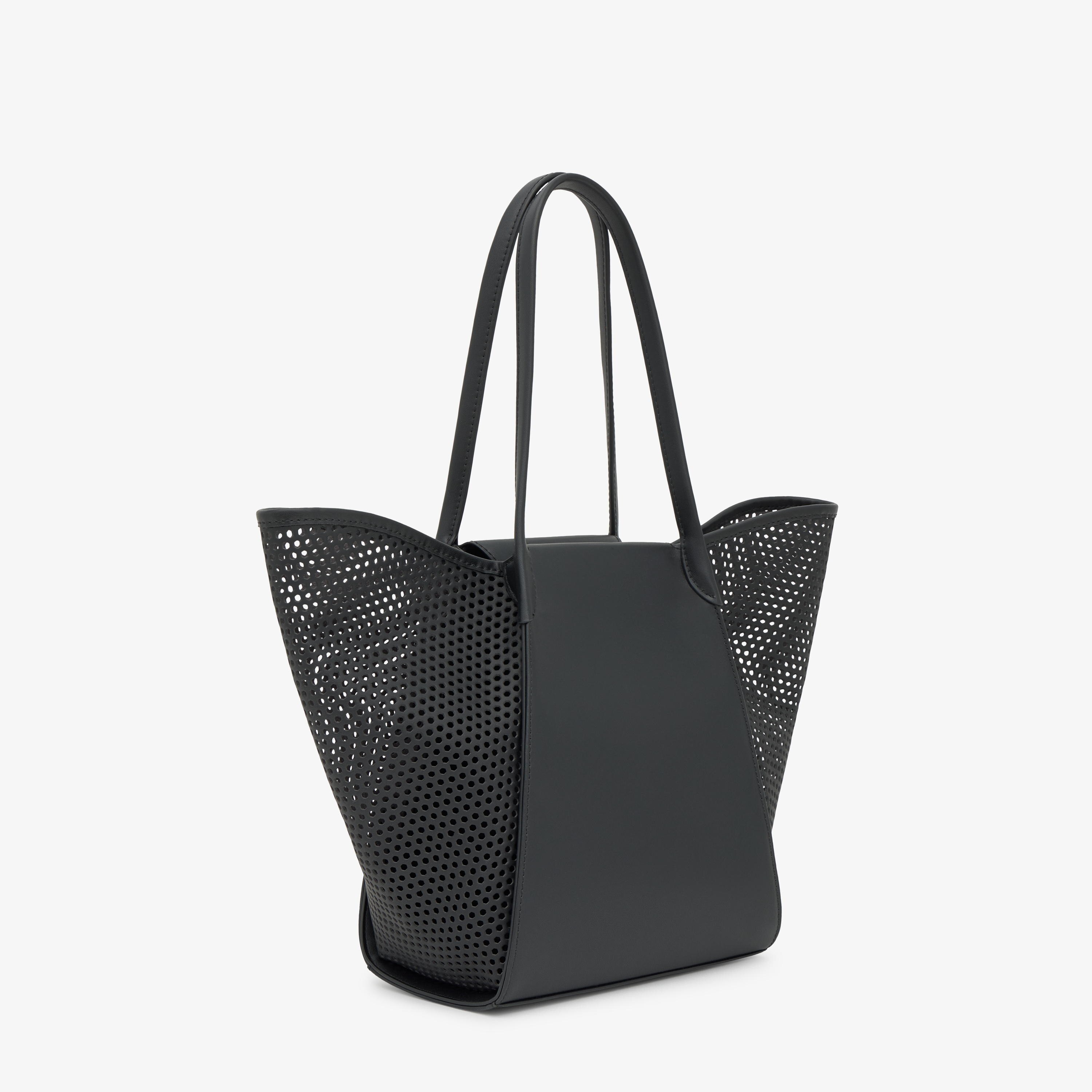 Medium black Tote bag TOUS Tulip Cutout