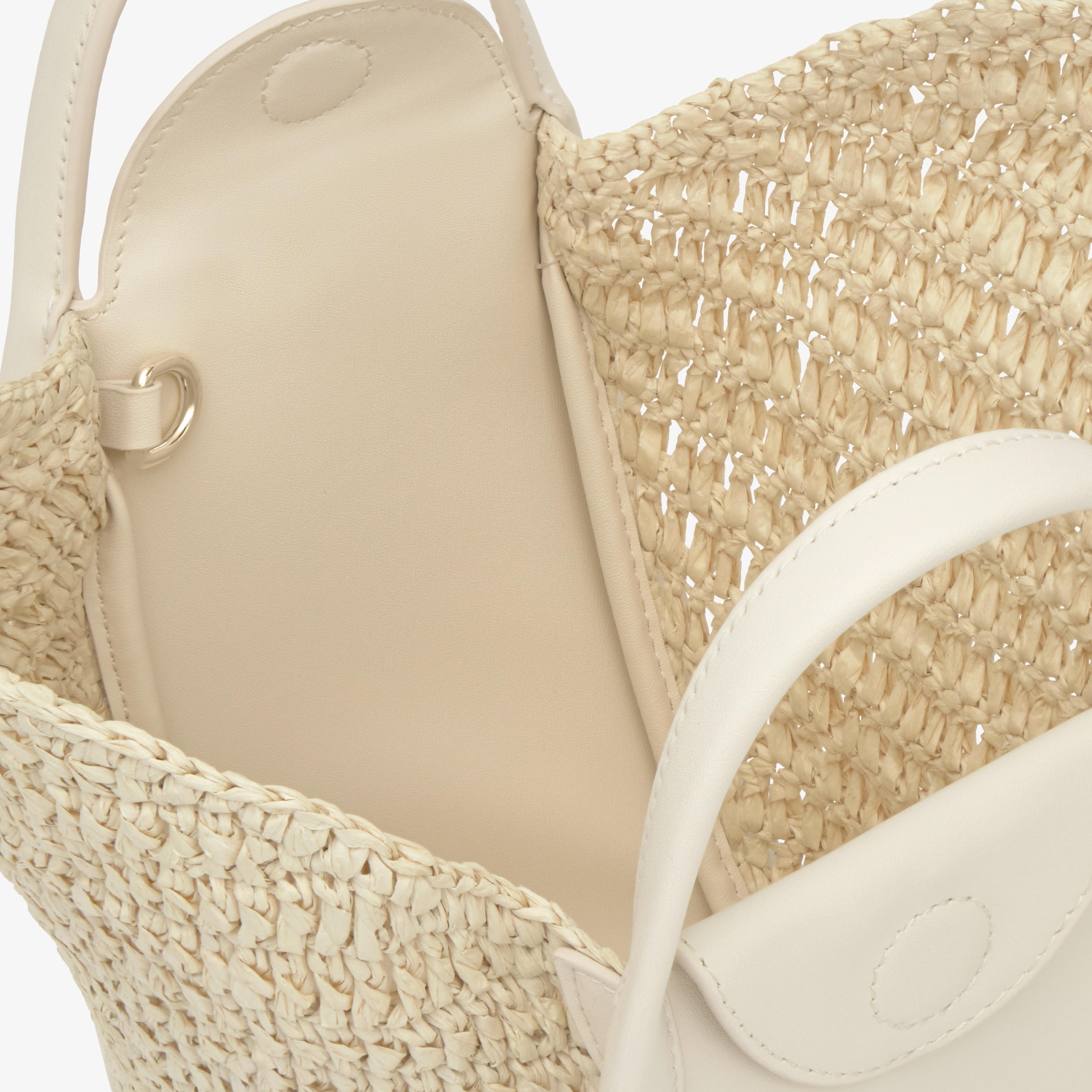 Small beige Tote bag TOUS Tulip Rafia