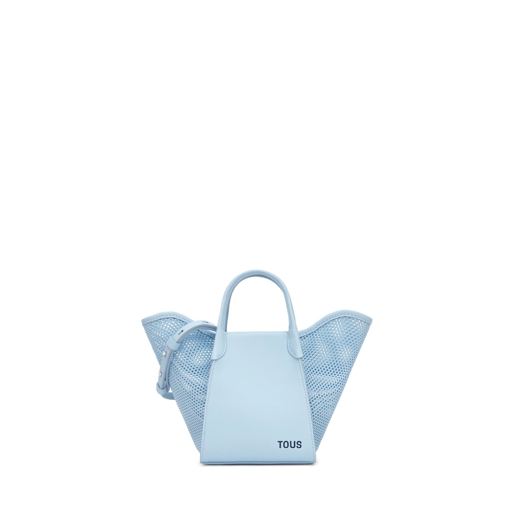 Mal&aacute; nebesky modr&aacute; nosiča TOUS Tulip&aacute;nov&aacute; sieťka