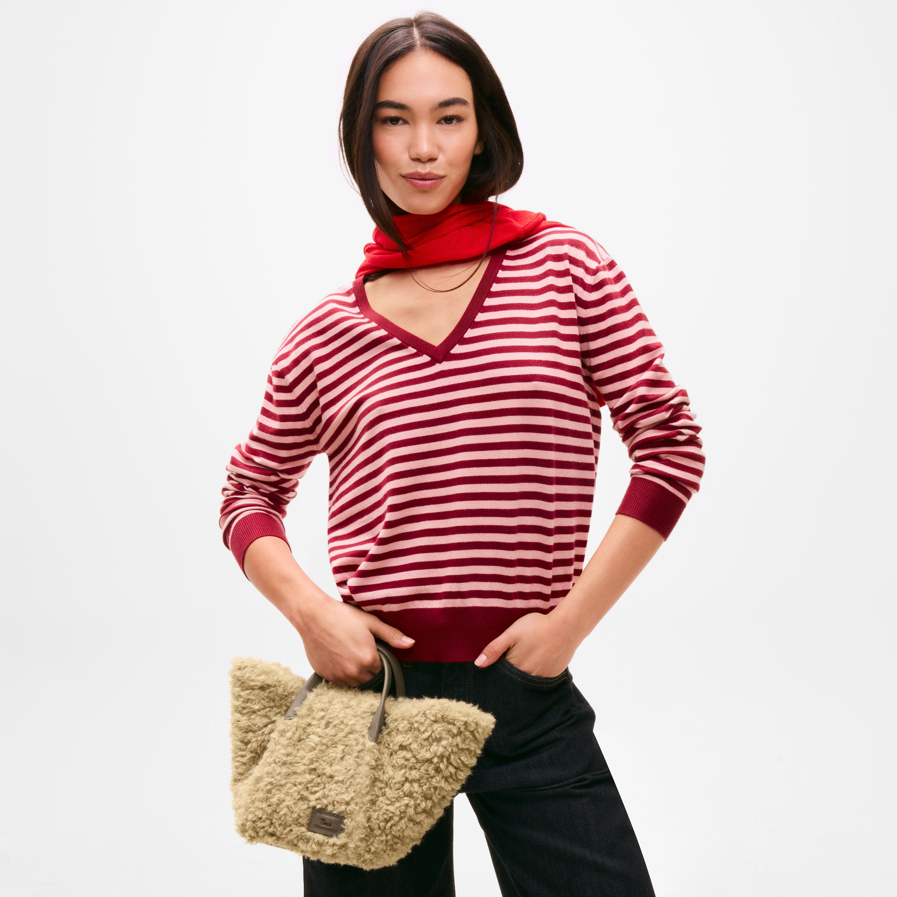 Small green Tote bag TOUS Tulip Wild