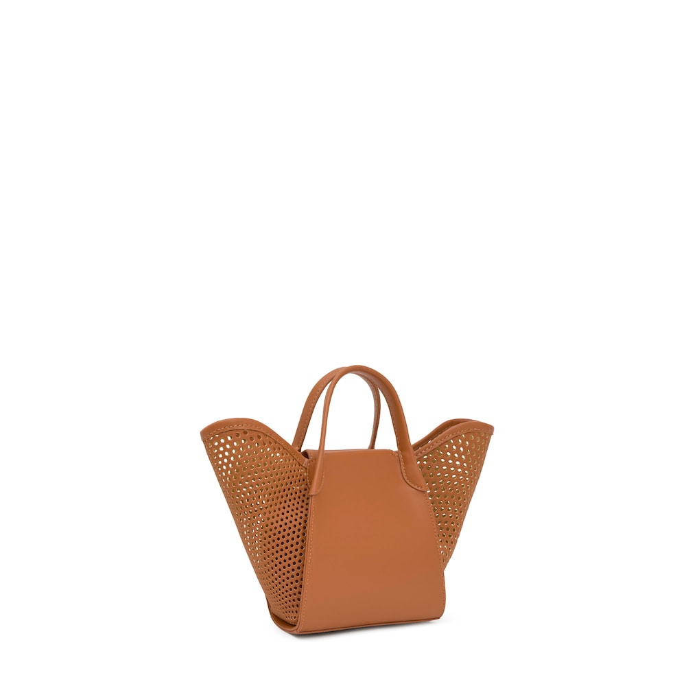 Mała Torba z rączkami w kolorze camelowym TOUS&nbsp;Tulip Cutout
