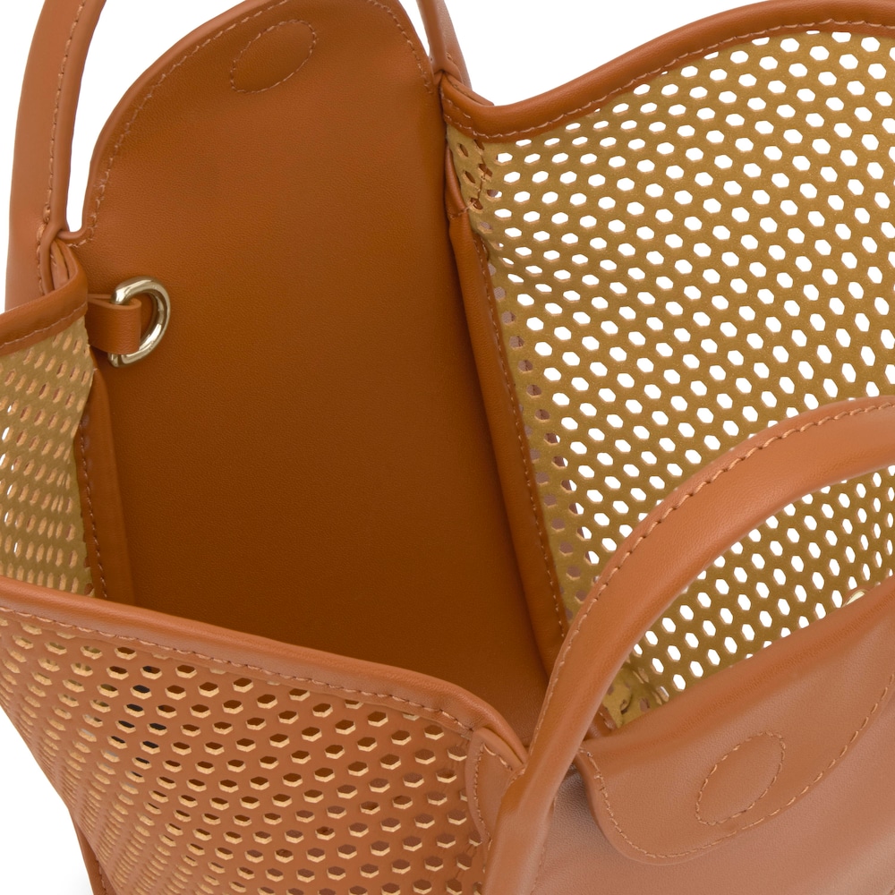 Mała Torba z rączkami w kolorze camelowym TOUS&nbsp;Tulip Cutout