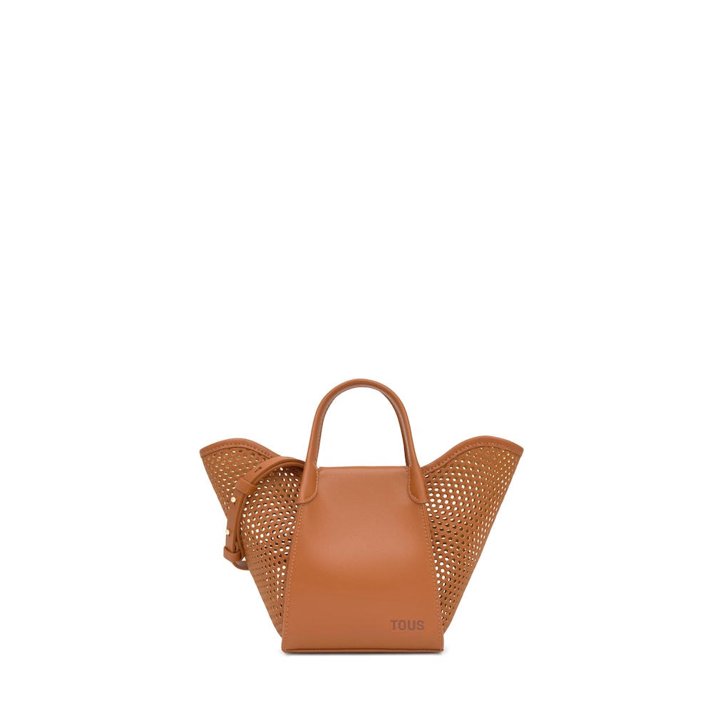 Mała Torba z rączkami w kolorze camelowym TOUS&nbsp;Tulip Cutout