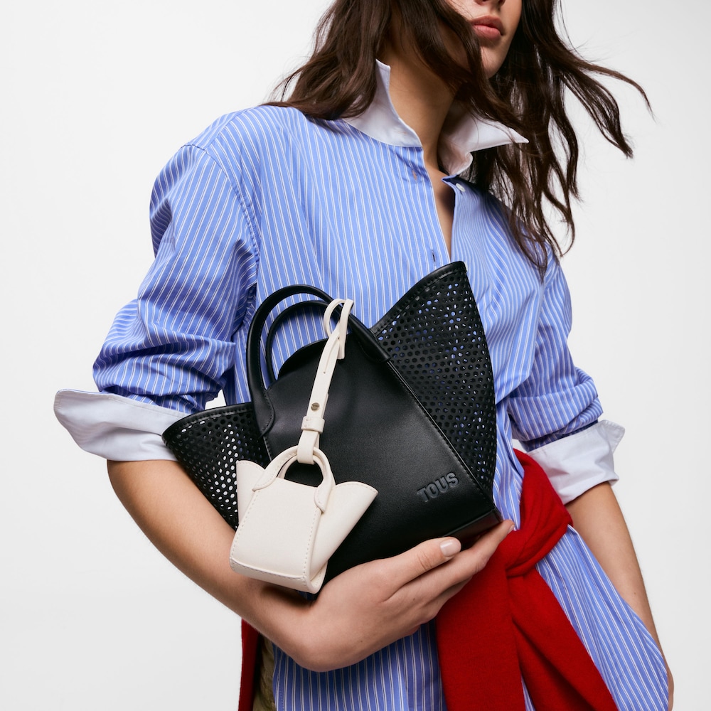 Mal&aacute; čierna Ta&scaron;ka TOUS Tulip Cutout