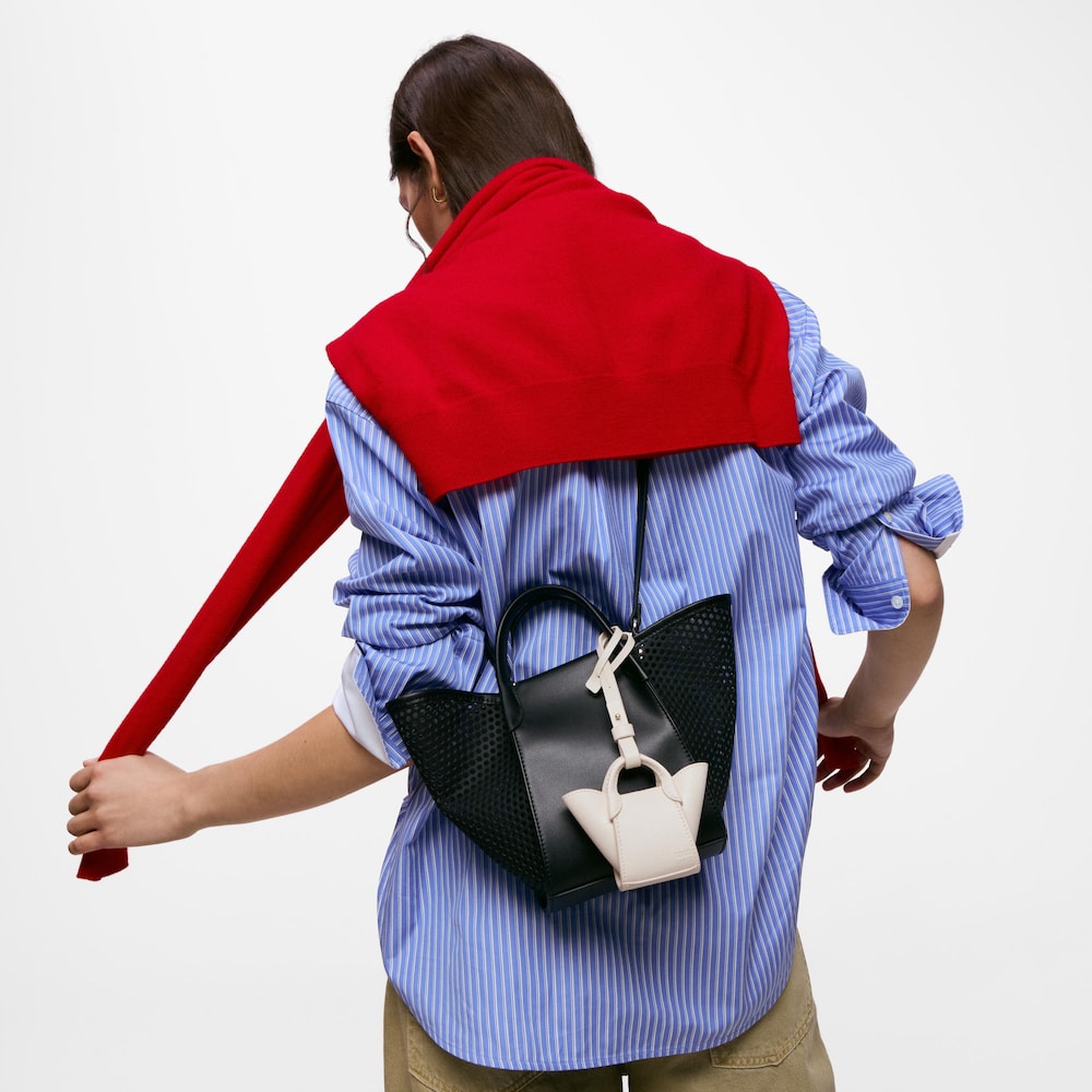 Mal&aacute; čierna Ta&scaron;ka TOUS Tulip Cutout