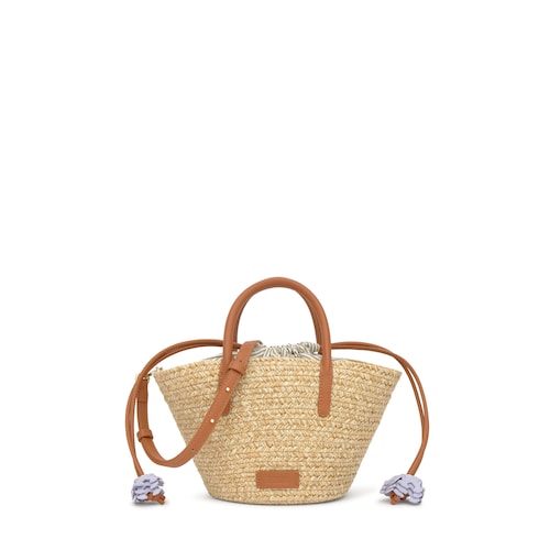 Capazo peque&ntilde;o natural TOUS Summer Holidays